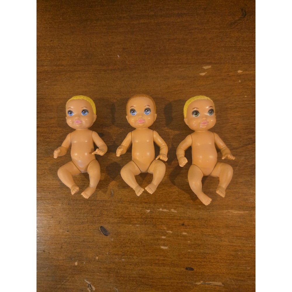 Barbie Skipper Babysitters Inc Baby Doll Infant Babies Figures Mattel Lot of 3